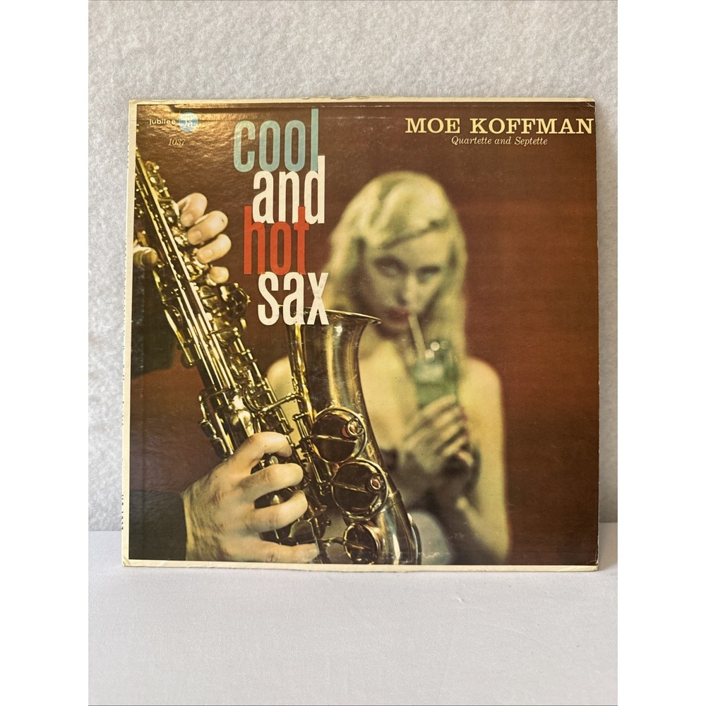 VTG 1957 Moe Koffman Cool And Hot Sax Jubilee 12" LP‎ 33RPM Jazz Saxophone Vinyl